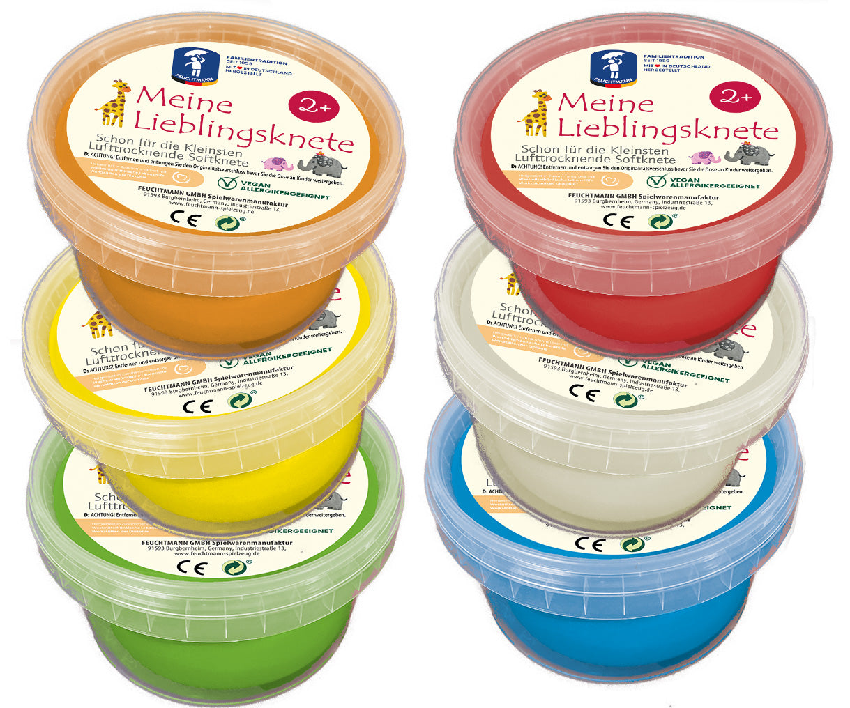 MEINE LIEBLINGSKNETE - weiche lufttrocknende Knetmasse - ab 2 Jahren